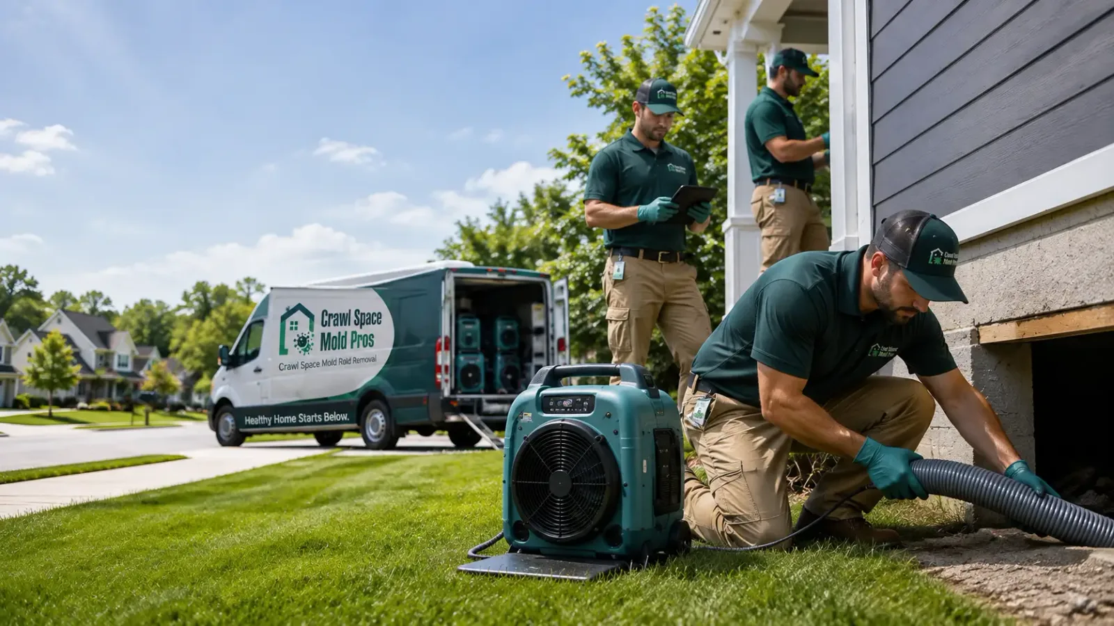 Crawl Space Mold Removal in Evansville, IL